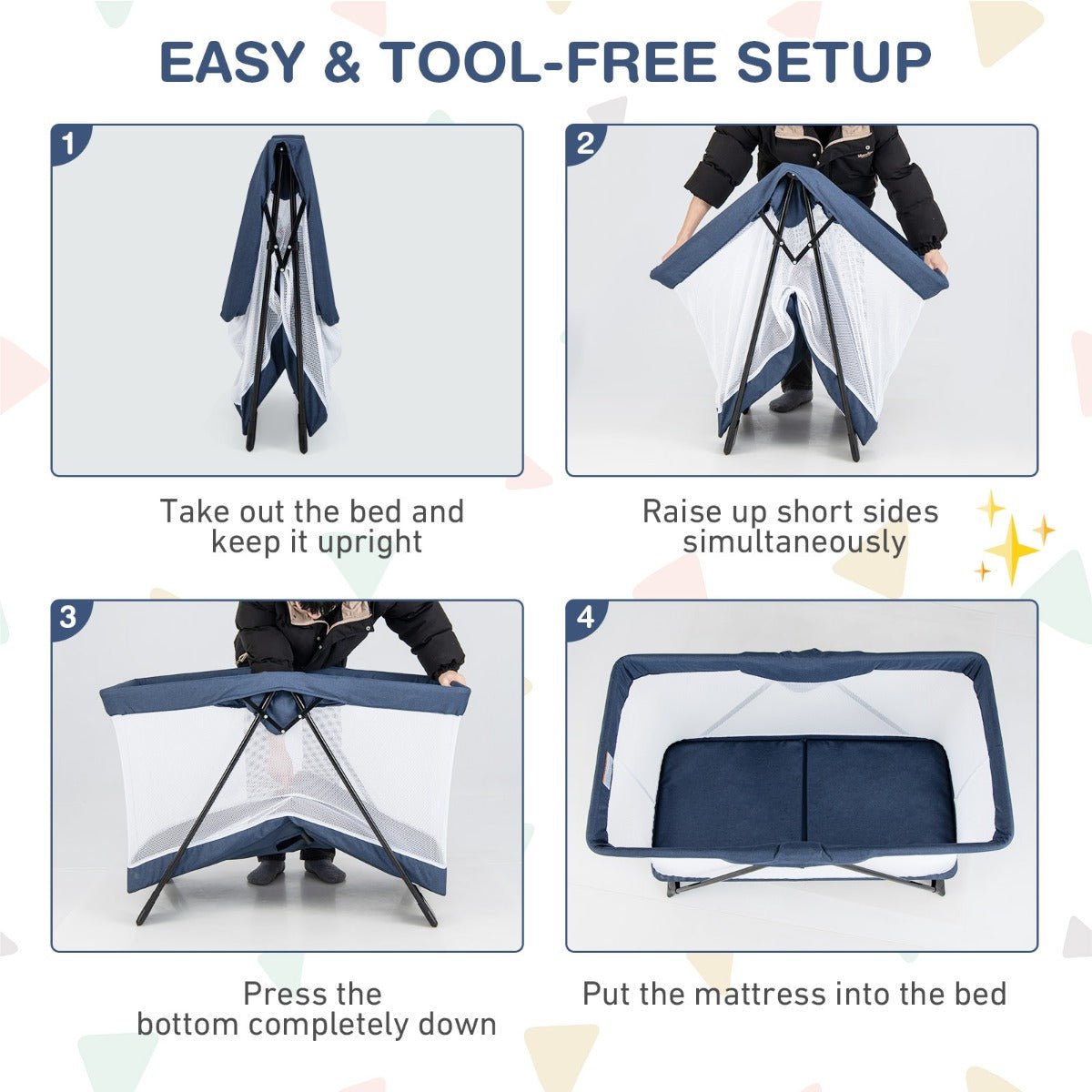 Portacot with Easy Setup