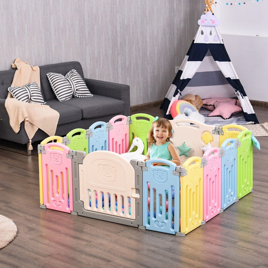 Kid Activity Center with 14 Panels - Safe & Durable