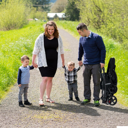 Smooth Rides with Black Tandem Baby Stroller