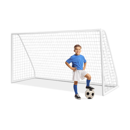 Kids Soccer Goal with PVC Frame | Durable, All-Weather, Easy Setup for Home Backyards