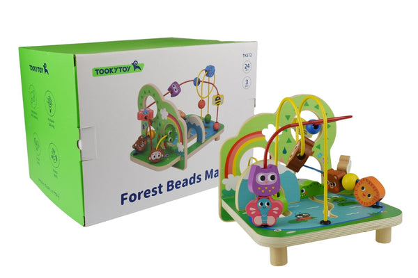 Tooky Toy's Wooden Forest Bead Maze