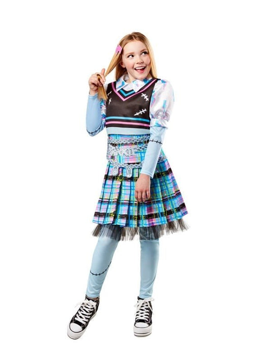 Shop Frankie Stein Deluxe Monster High Costume Kids - Electrifying Style!