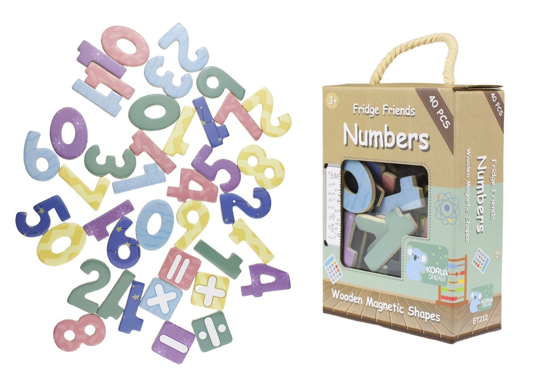 Colourful Magnetic Number Set for Kids
