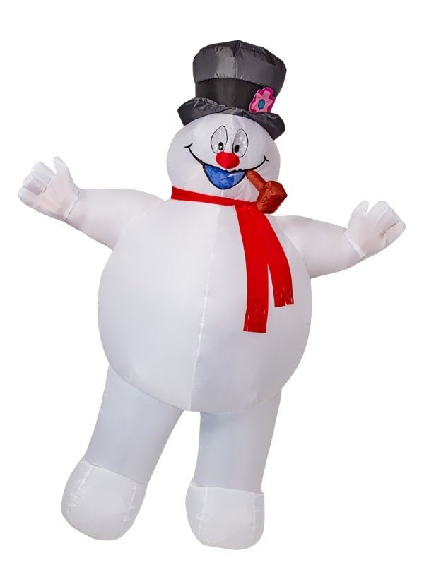 Adult Frosty Snowman Inflatable Fun Costume