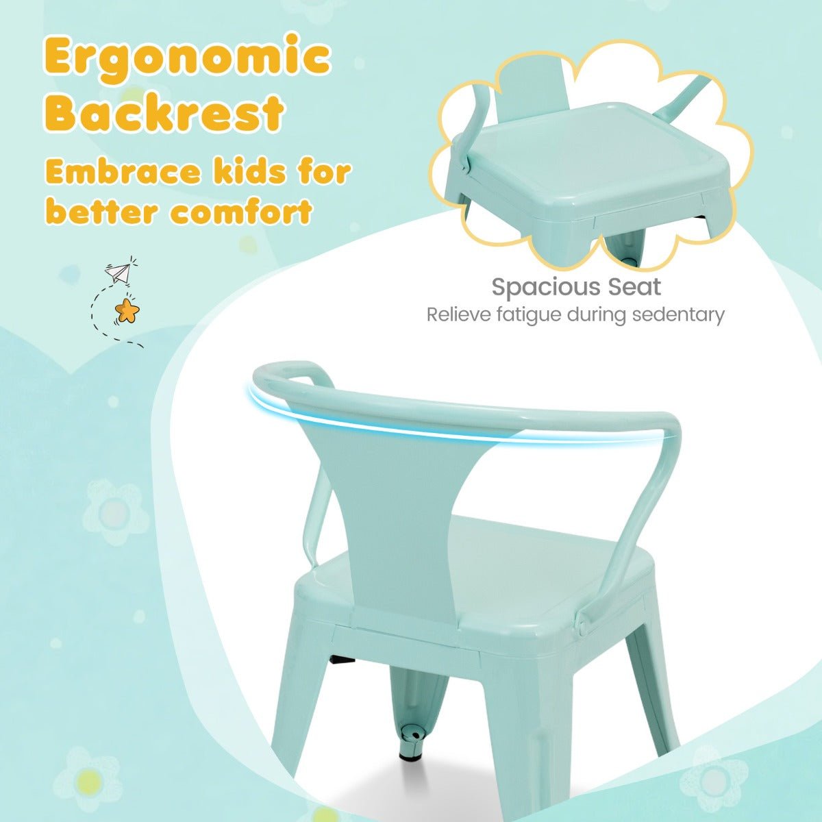 Sky Blue Table and Chair Set: The Fun Starts Here