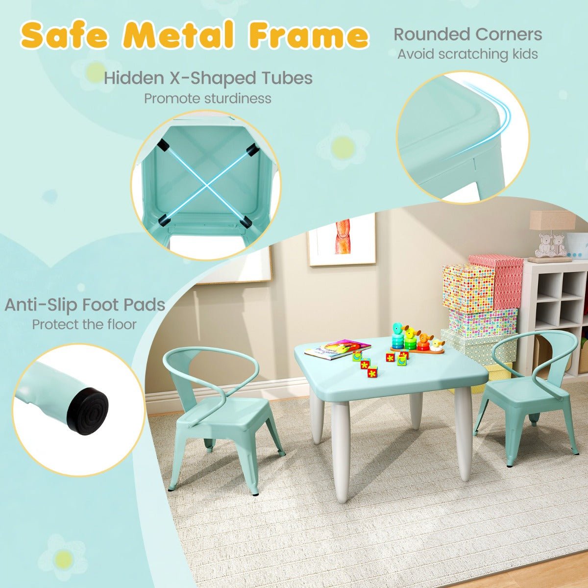 Safe and Exciting Furniture Set for Little Ones