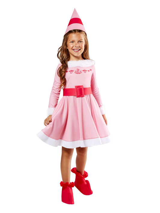 Buddy The Elf Jovie Costume for Kids, ideal for festive home play and dress-up.