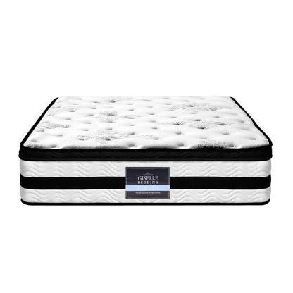 Single kids mattress with 34cm Euro top pocket springs for comfortable sleep.