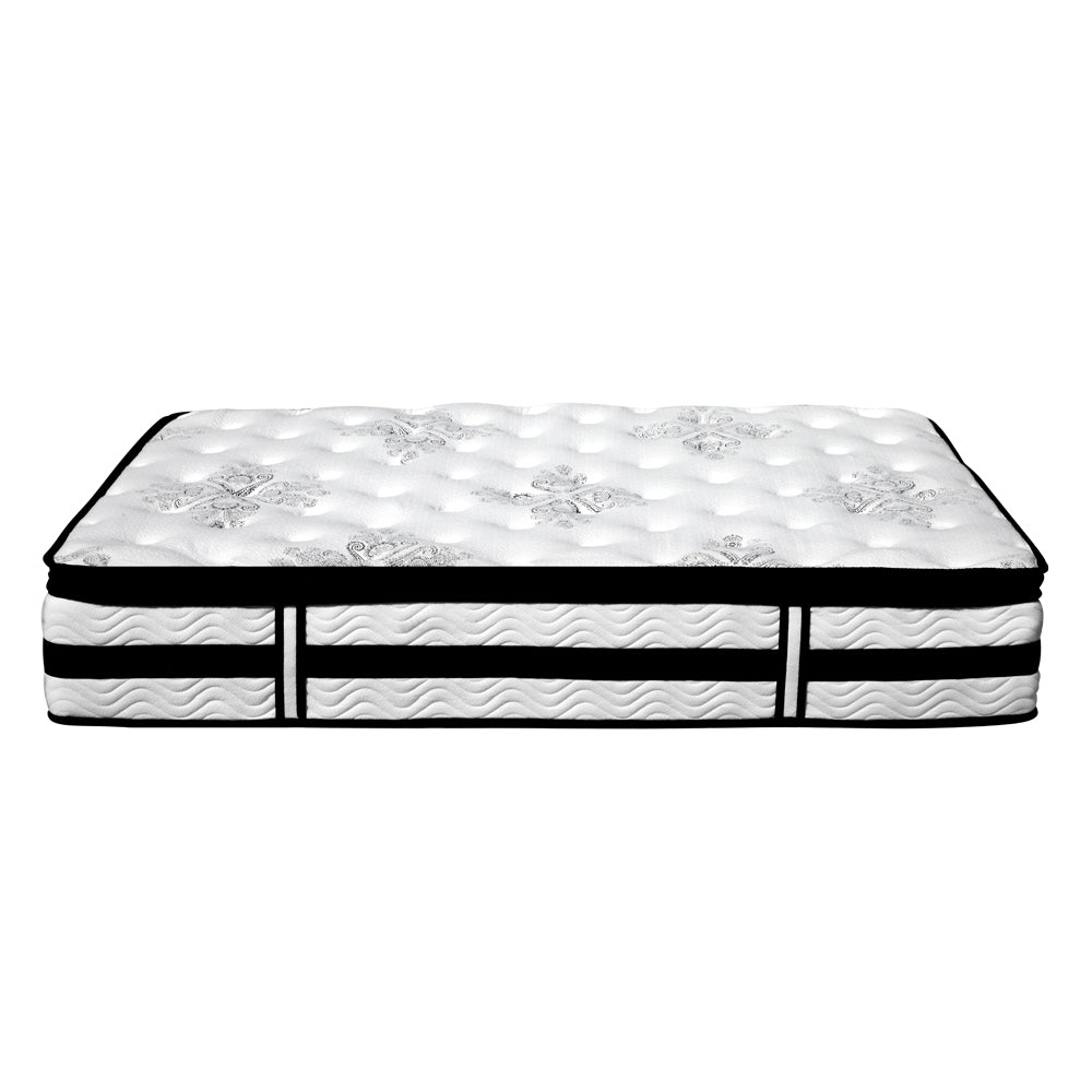 Algarve Euro Top Mattress | 34cm thick with pocket springs, ideal for comfy sleep in kids rooms.