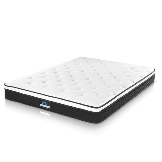 Bonita Euro Top Mattress - 21cm Thick Double with Bonnell Springs for Kids Comfort.