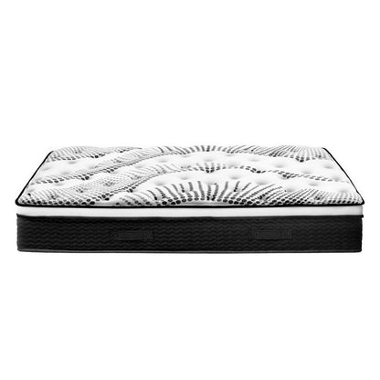 Queen-size Euro Top Pocket Spring Mattress, 32cm thick. Ideal for kids bedroom comfort.