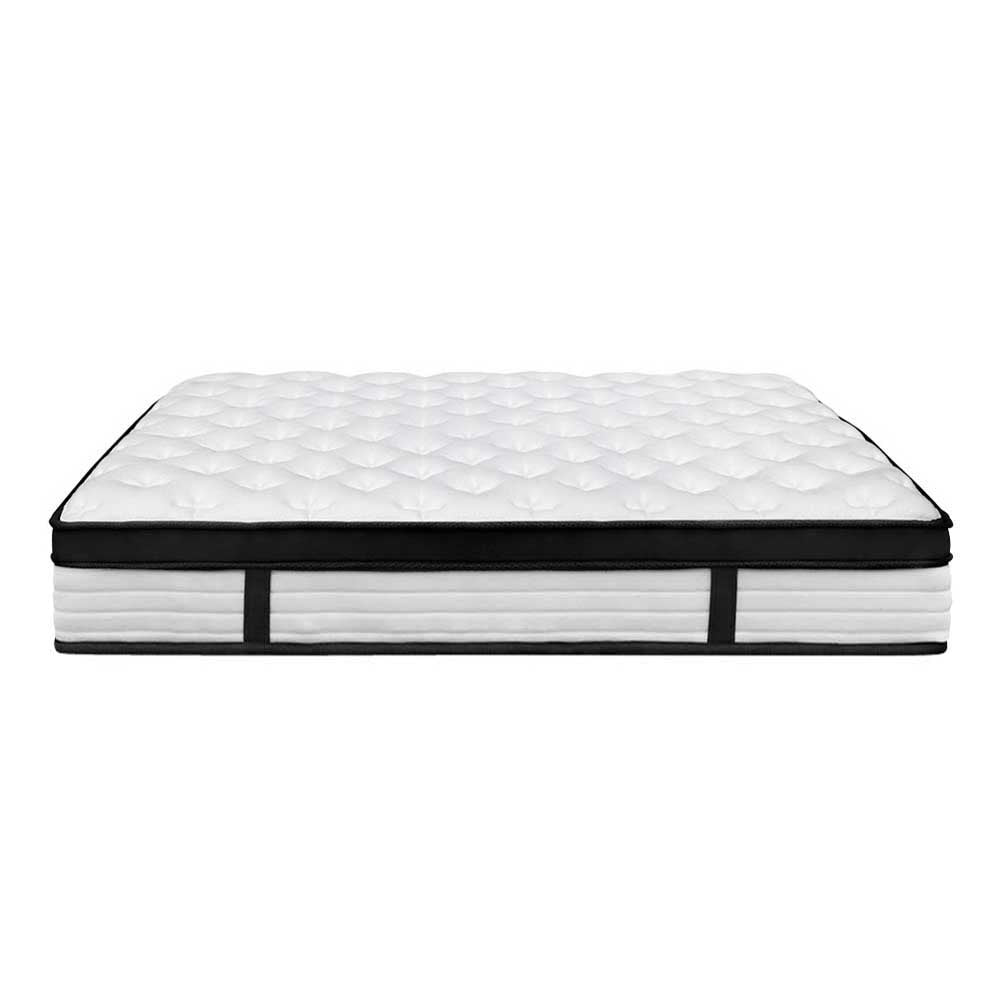 Single childrens mattress with Euro top, 31cm thick, pocket spring design for comfortable sleep.