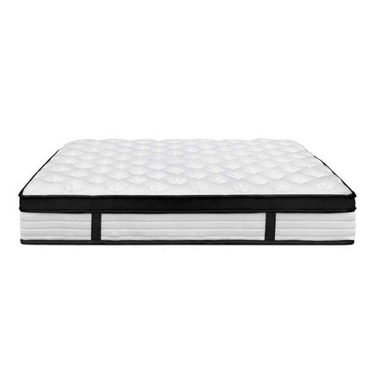 Single childrens mattress with Euro top, 31cm thick, pocket spring design for comfortable sleep.