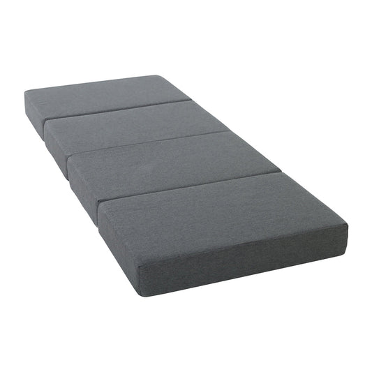 Folding portable bed mat for kids sleepovers, camping - Giselle Bedding floor mattress.