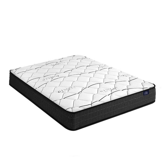 Queen-size 16cm thick Giselle Bedding Glay Bonnell Spring Mattress, ideal for childrens bedroom.