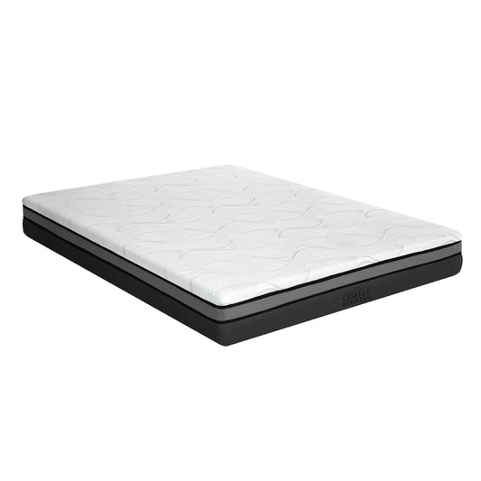 Childs single memory foam mattress bed with cool gel layer for comfortable sleep.