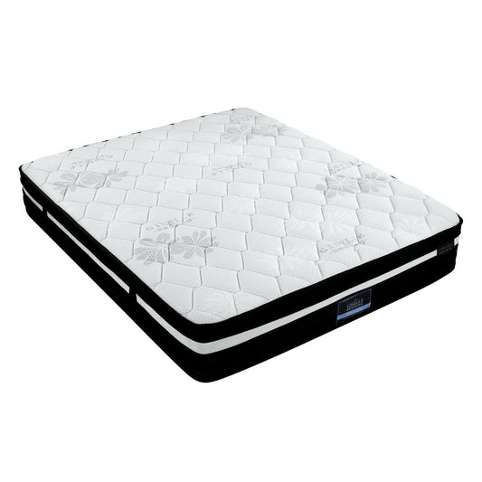 Regine Euro Top Pocket Spring Mattress, 28cm thick Queen size for ultimate comfort.