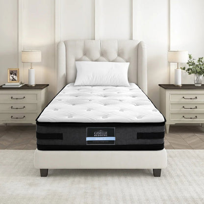 King Single Euro Top Cool Gel Mattress with Pocket Springs for kids comfort.