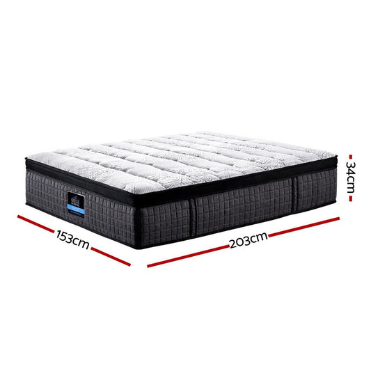 9 Zone Pocket Spring Latex Foam QUEEN Mattress | Medium Firm, Ideal for Kids Beds.