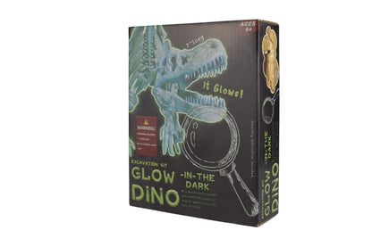 Kaper Kidz Glow-in-the-Dark T-Rex Skeleton Excavation Kit for Kids, interactive educational playset.