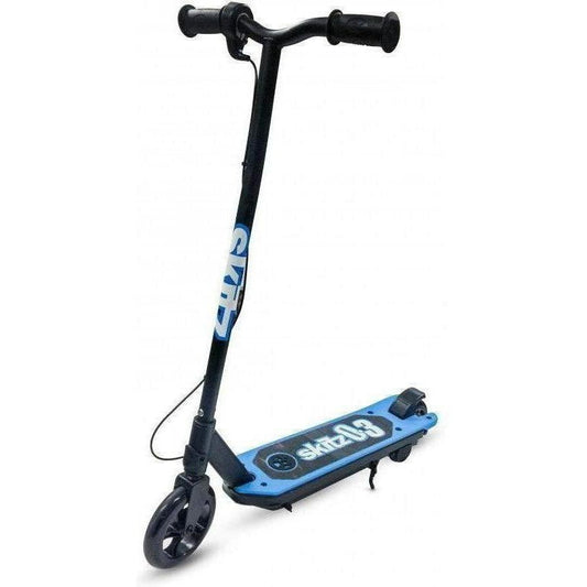 Blue Go Skitz 0.3 Electric Scooter for kids, perfect for play and outdoor fun.