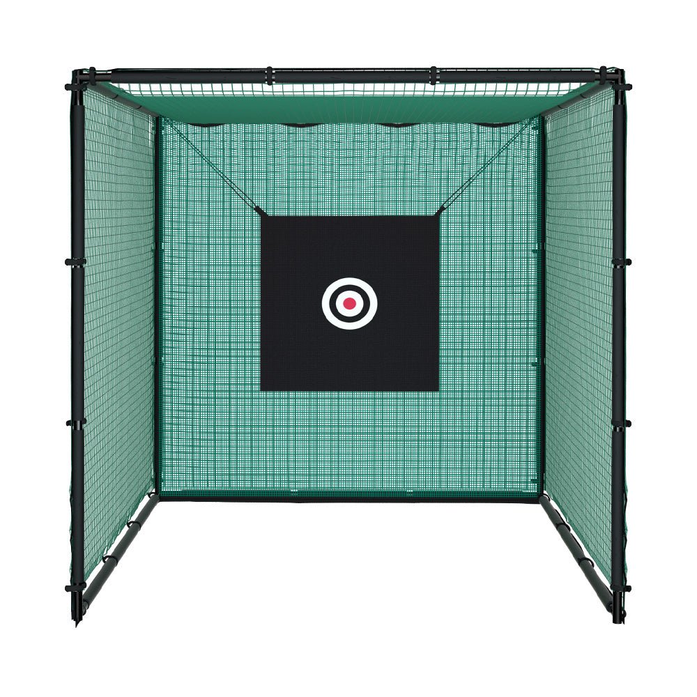 3M hitting net with steel frame for home training - perfect for kids golf, soccer, baseball.