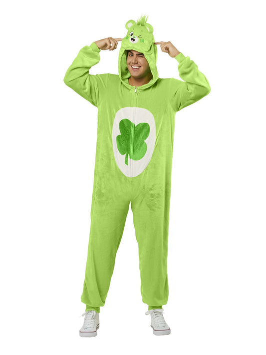 Good Luck Bear Adult Costume, officially licensed Care Bears product for fun home dress-up.