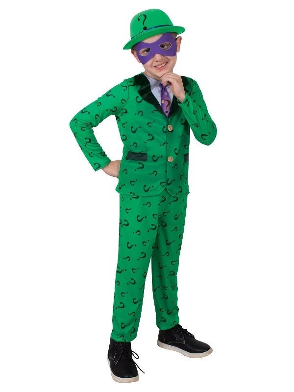 Kids Riddler Costume | Gotham's Mastermind Puzzle Deluxe Set