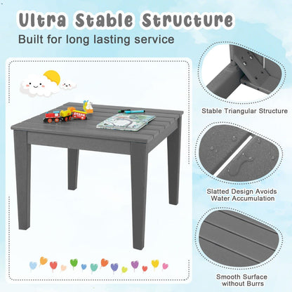 Creating Memories: Grey Kids Table Set
