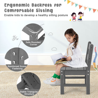 Shop Now for Comfortable Fun: Grey Kids Table & Chairs Set
