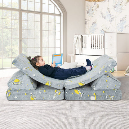 Modular Grey Space Play Sofa