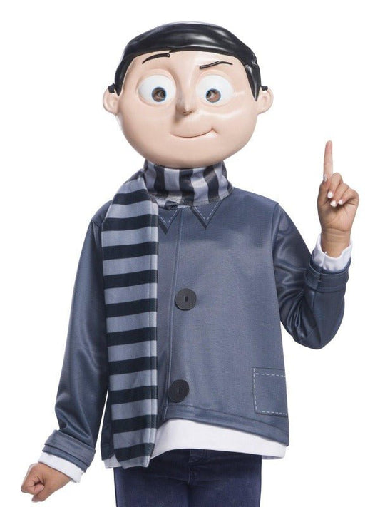 Kids Minions Gru Costume from Rise of Gru movie, officially licensed for festive play.