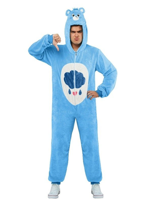 Grumpy Bear adult costume, officially licensed - perfect for home dress-up fun.