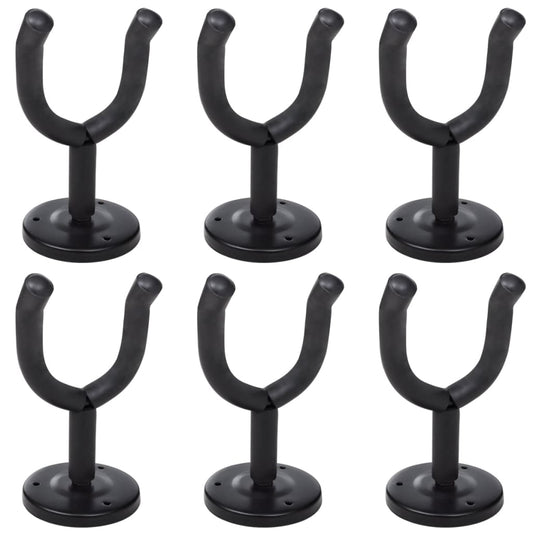 Set of 6 Guitar Wall Mount Hangers for Kids Instrument Storage Solution