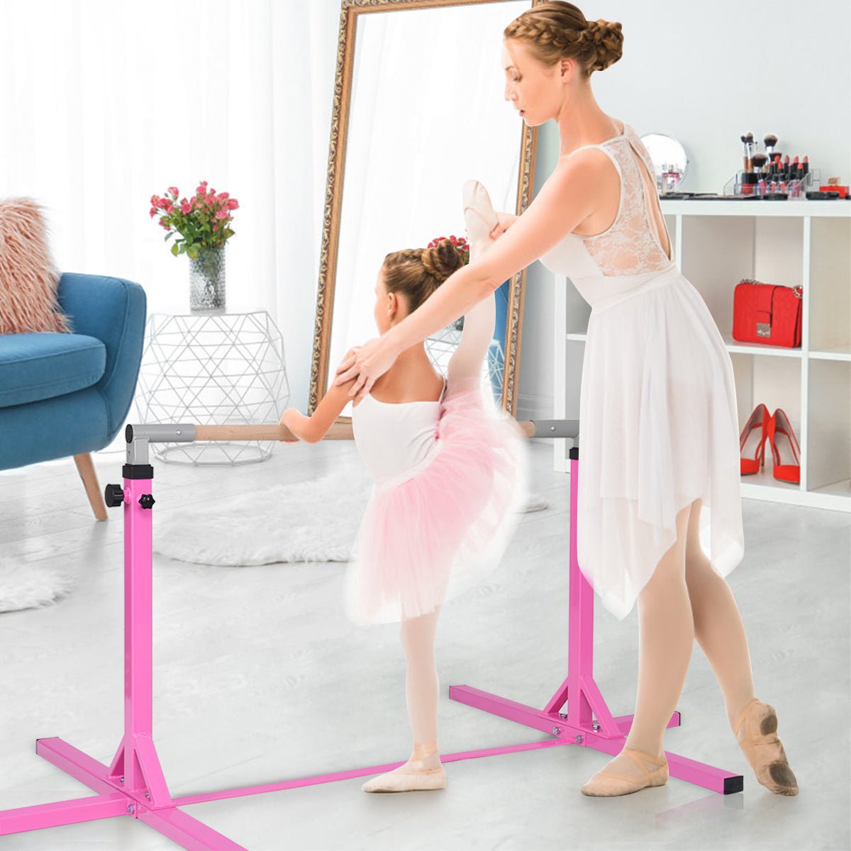 Buy the Adjustable Gymnastics Bar for Young Gymnasts