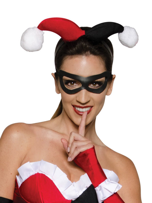 DC Comics Harley Quinn costume for women, perfect for fun childrens dress-up play at home.