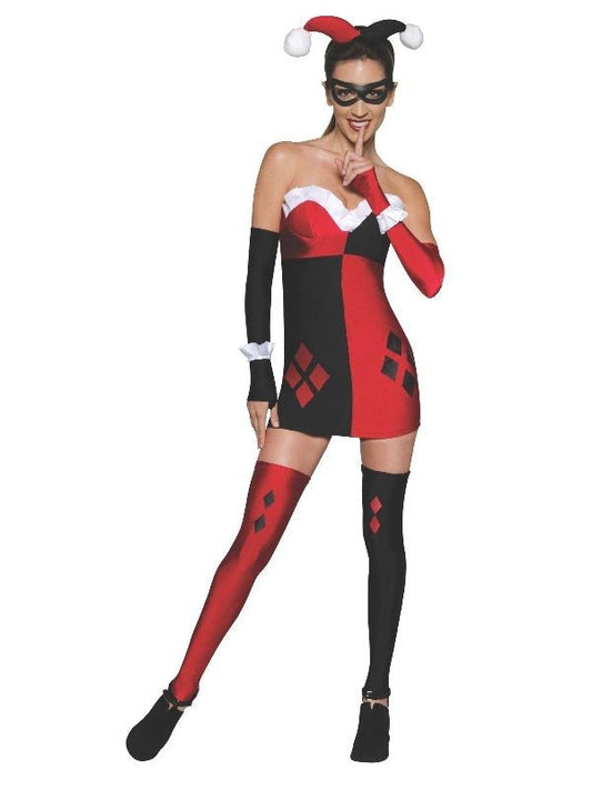 DC Comics Harley Quinn Costume for Women | Official licensed design for kids dress-up play.