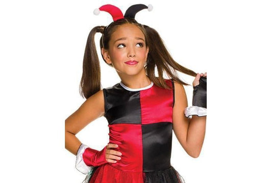 Harley Quinn costume tutu dress for kids, perfect for playtime and dress-up fun.