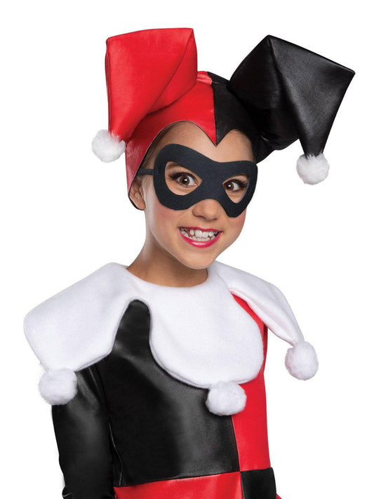 Harley Quinn DC Superhero Girls Costume for fun dress-up play at home.