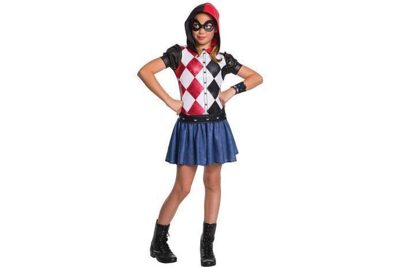 Buy Harley Quinn Dcshg Hoodie Costume Child