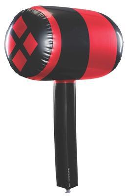 Colorful Harley Quinn inflatable mallet toy from DC Comics for kids imaginative play at home.