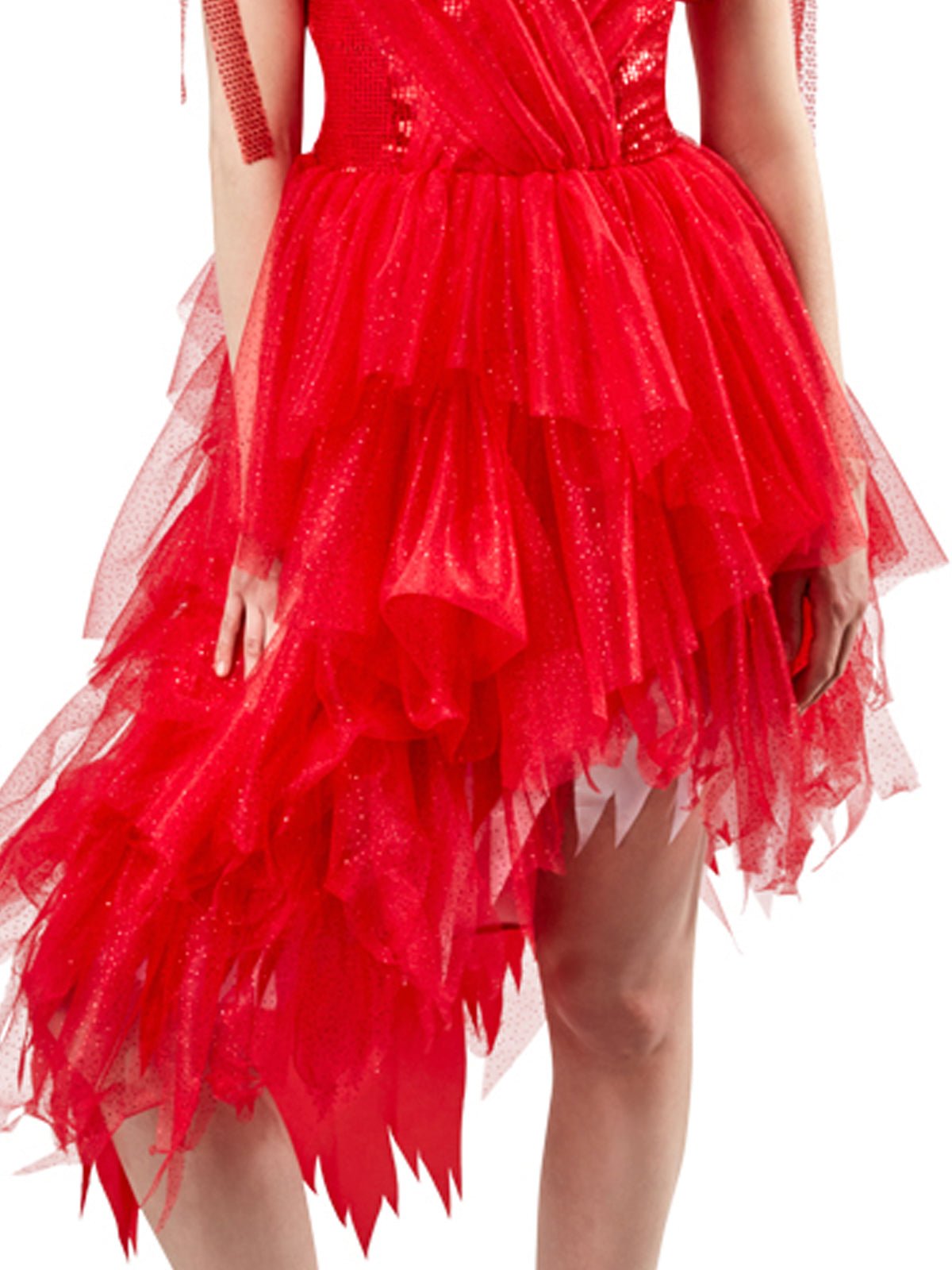 Red Dress Costume Fun: Transform into Harley Quinn!
