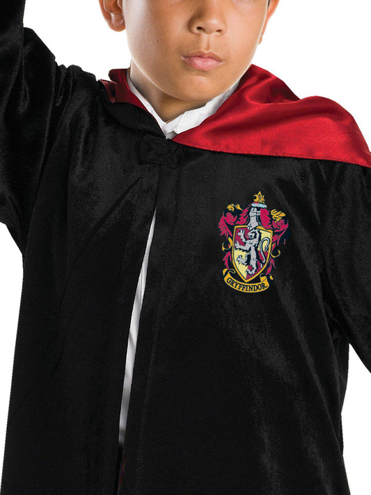 Kids Gryffindor Robe Official Harry Potter costume for magical playtime adventures at home.