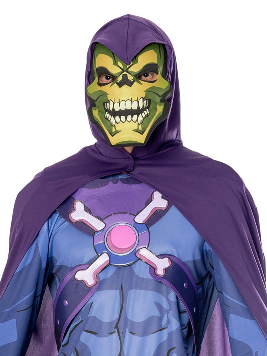 He Man Skeletor Deluxe Adults Costume | Official Mattel design for kids imaginative play.