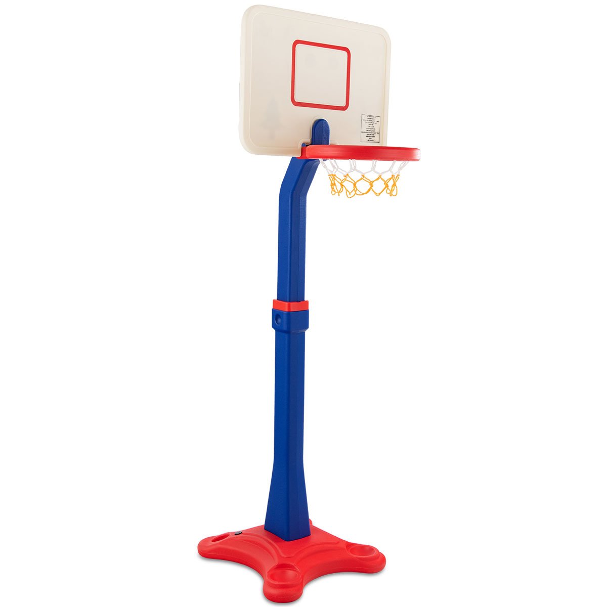 Active Fun for Kids: Height Adjustable Toddler Basketball Hoop Stand Set