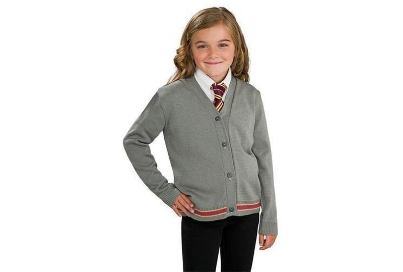 Cozy Hermione Granger cardigan sweater for kids, perfect for magical playtime at home.