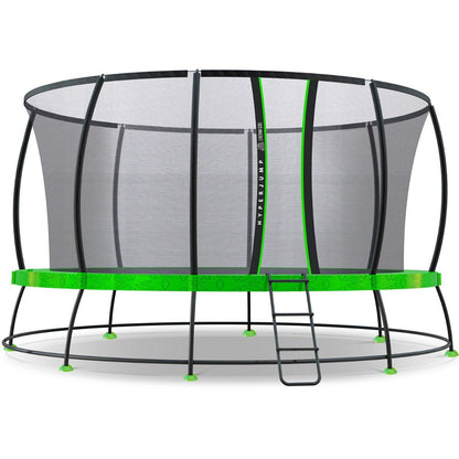 16ft HyperJump4 Trampoline with Safety Enclosure for active play, ideal for childrens backyard fun.