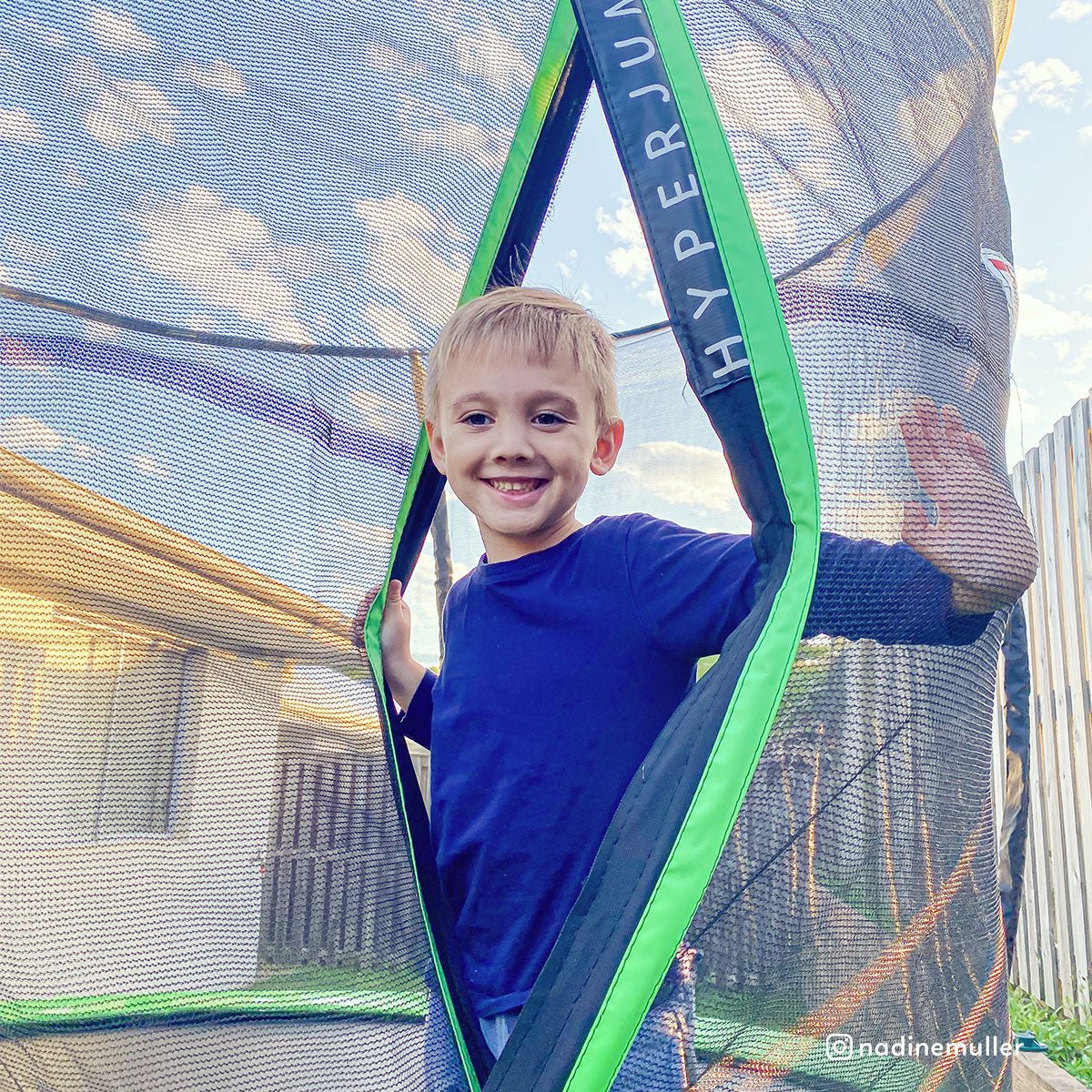 Elevate Playtime with HyperJump4 Spring Trampoline 8ft