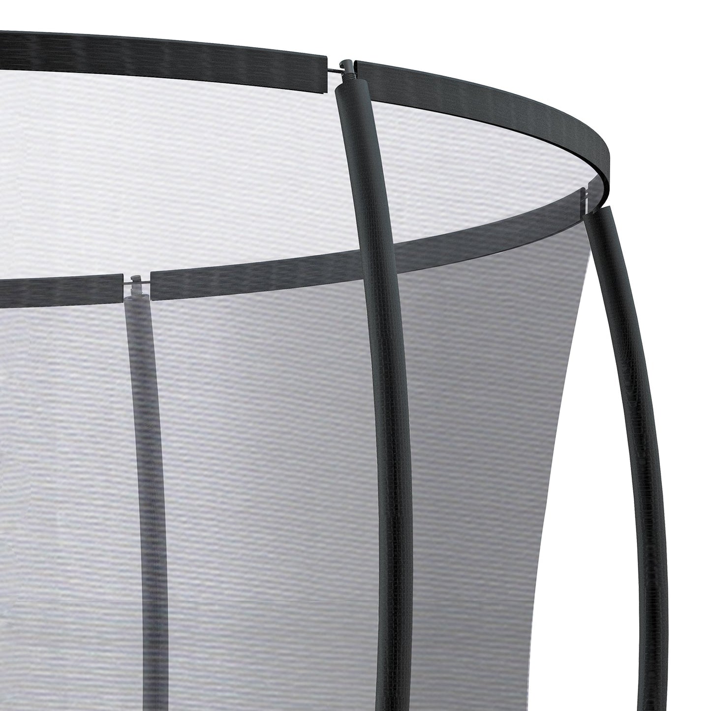 8ft HyperJump4 Spring Trampoline with Safety Enclosure | Ideal for fun home play.