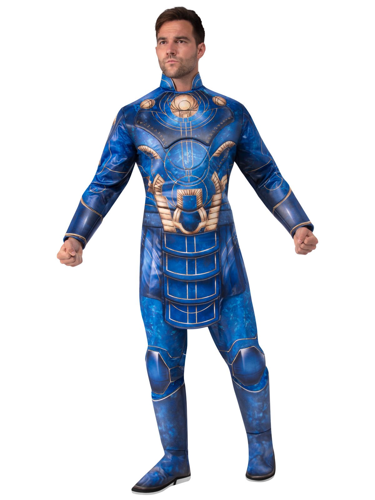 Marvel Ikaris Deluxe Adult Costume with Muscle Chest, perfect for superhero-themed play at home.